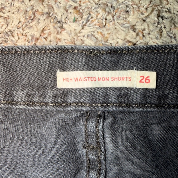 Levi's Women's Dark Gray Jean Shorts - Picture 3 of 3